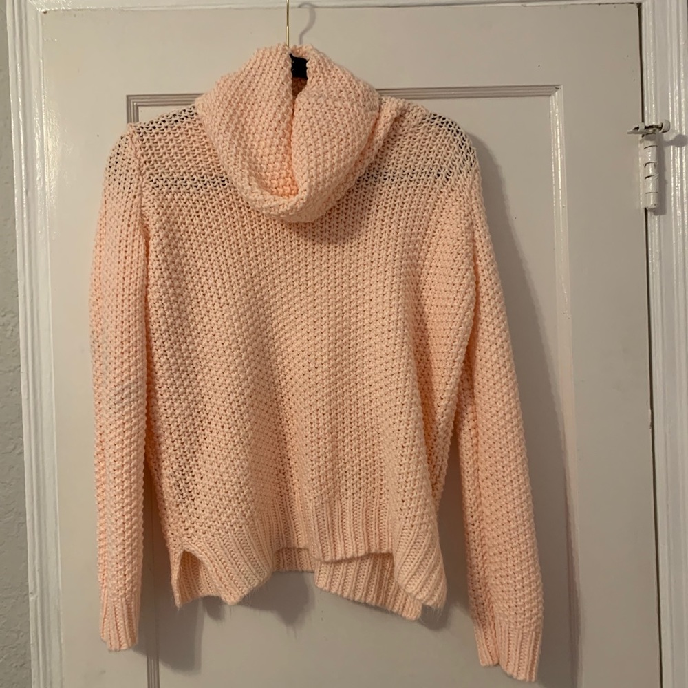 Turtle Neck Knitted Sweater